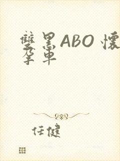 双黑ABO 怀孕车