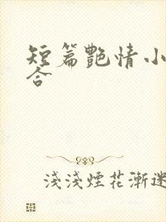 短篇艳情小说集合