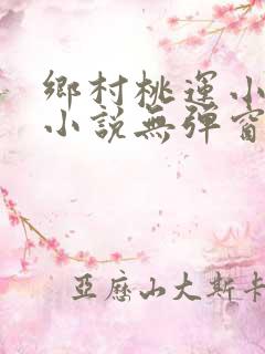乡村桃运小神医小说无弹窗