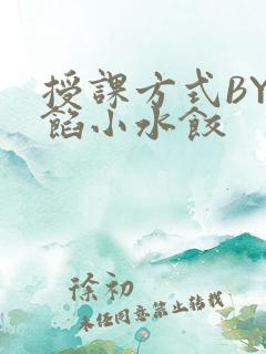 授课方式BY肉馅小水饺