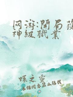 网游:开局获得神级职业