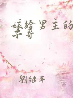 嫁给男主的病秧子哥