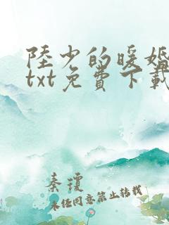 陆少的暖婚新妻txt免费下载