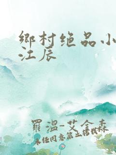 乡村绝品小神医江辰