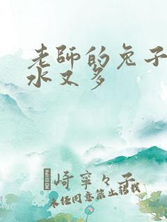 老师的兔子又软水又多