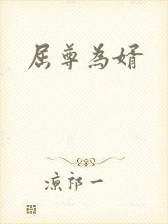 屈尊为婿