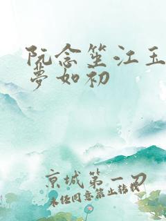 阮念笙江玉楼回梦如初