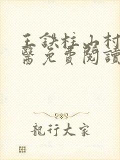 王铁柱山村小神医免费阅读
