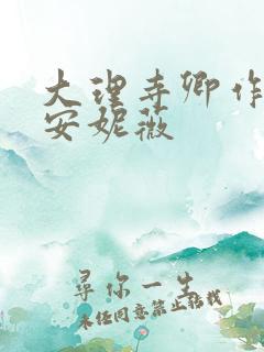 大理寺卿作者:安妮薇