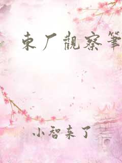 东厂观察笔记