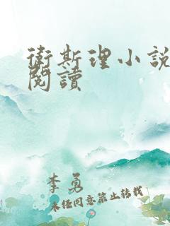 卫斯理小说在线阅读