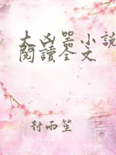 大凶器小说在线阅读全文