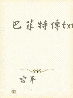 巴菲特传txt