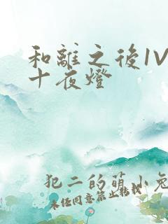 和离之后1V1十夜灯