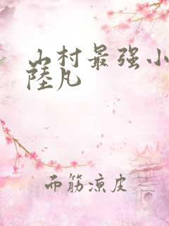 山村最强小神医陆凡