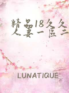 精品18久久久人妻一区二区