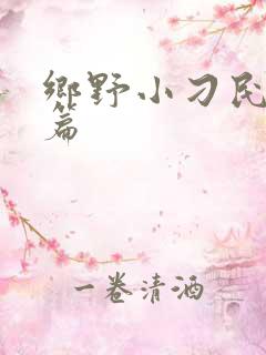 乡野小刁民完结篇