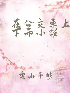 在公交车上被摸下面小说