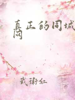 真正的同城交友网