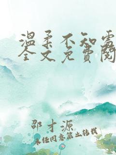 温柔不知处小说全文免费阅读