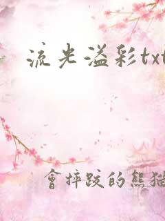 流光溢彩txt