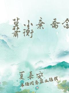 莫小弃 乔念,萧衡