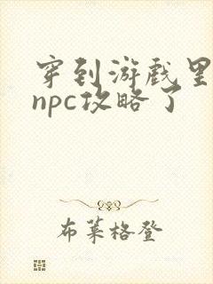 穿到游戏里面被npc攻略了