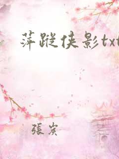 萍踪侠影txt