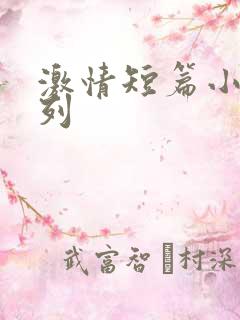 激情短篇小说系列
