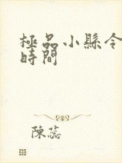 极品小县令开服时间