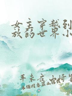 女主穿越到很开放的世界小说