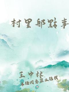 村里那点事儿