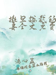 撒旦总裁的下堂妻全文免费阅读