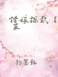 错嫁总裁【完】 五