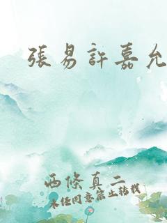 张易许嘉允
