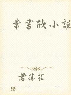常书欣小说