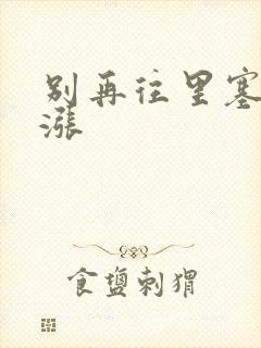 别再往里塞了好涨