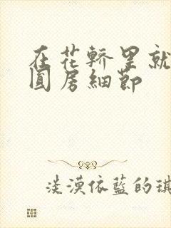 在花轿里就开始圆房细节