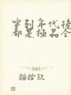 穿到年代后全家都是极品全本阅读