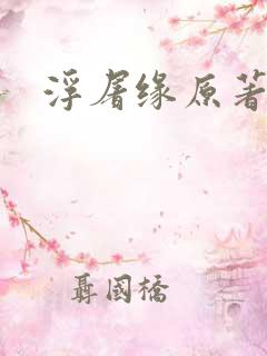 浮屠缘原著小说