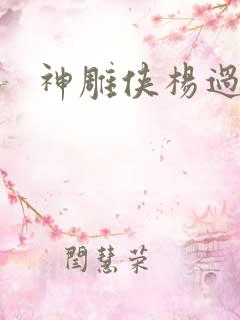 神雕侠杨过后传