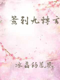 签到九转玄功