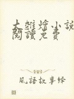 大杂烩小说全集阅读免费