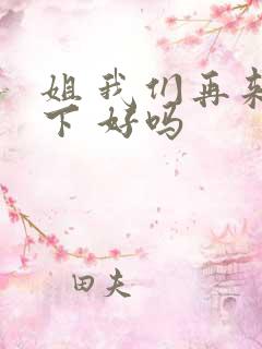 姐 我们再来一下 好吗