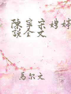 陈宁宋娉婷的小说全文