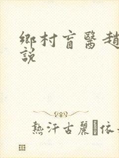 乡村盲医赵允小说
