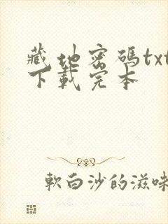 藏地密码txt下载完本