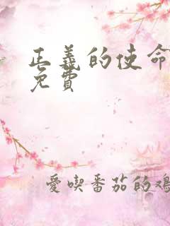 正义的使命全文免费