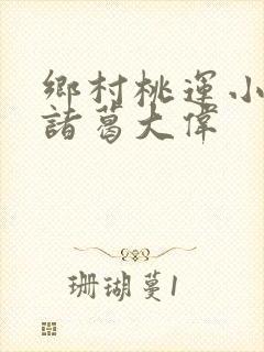 乡村桃运小神医诸葛大伟