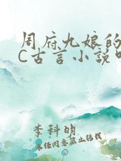 周府九娘的NPC古言小说叫什么